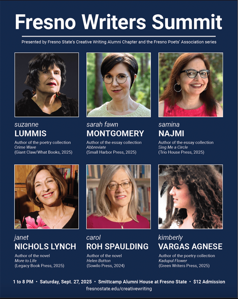 Advertisement for Fresno Writers Summit 2025